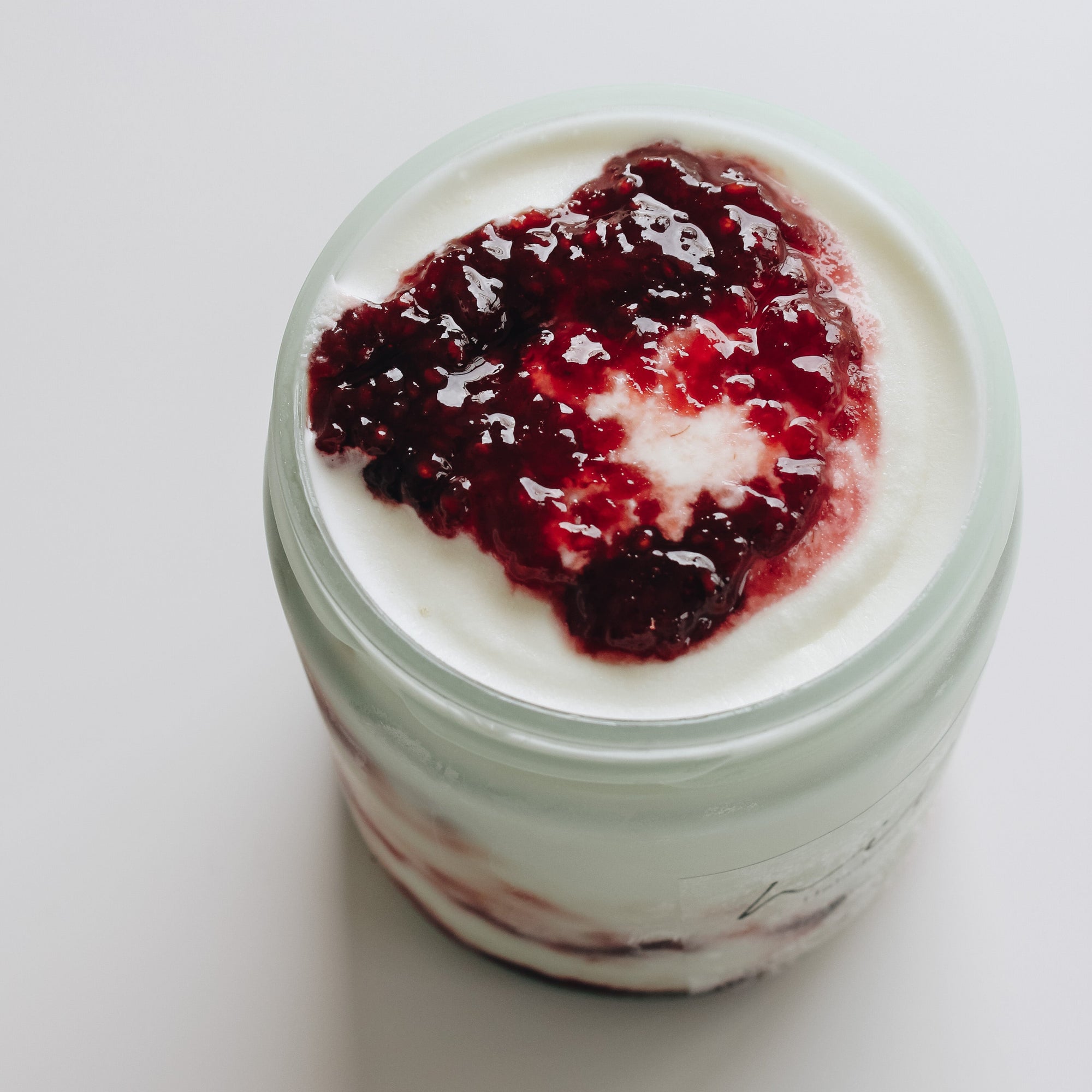 Gelato Fior di Latte Frambuesa